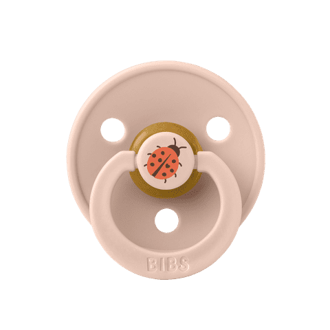 BIBS Studio Ladybug Pacifiers / Dummies - Blush
