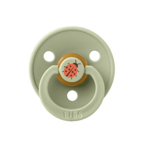BIBS Studio Ladybug Pacifiers / Dummies - Sage