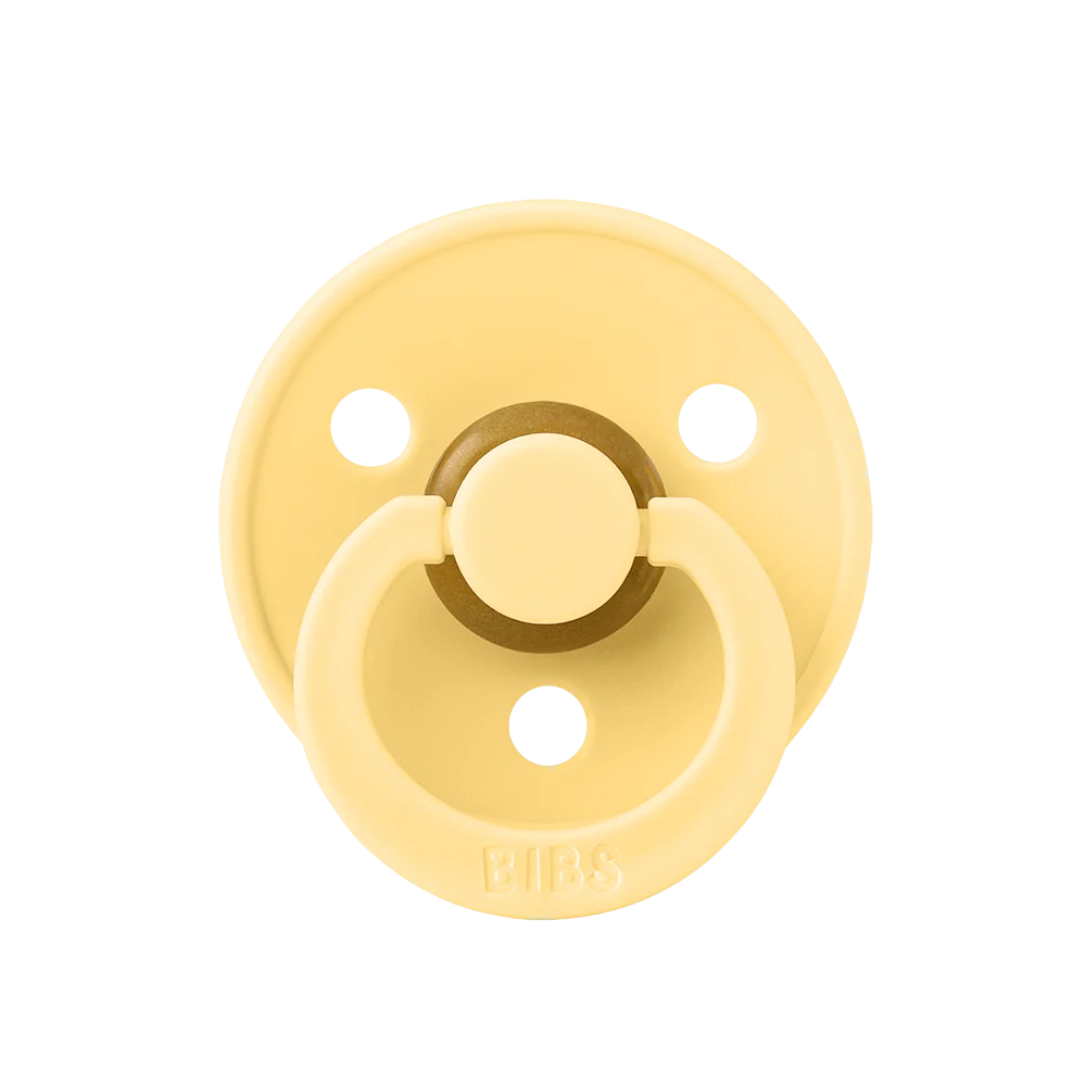 BIBS Colour Pacifiers / Dummies - Pale Butter