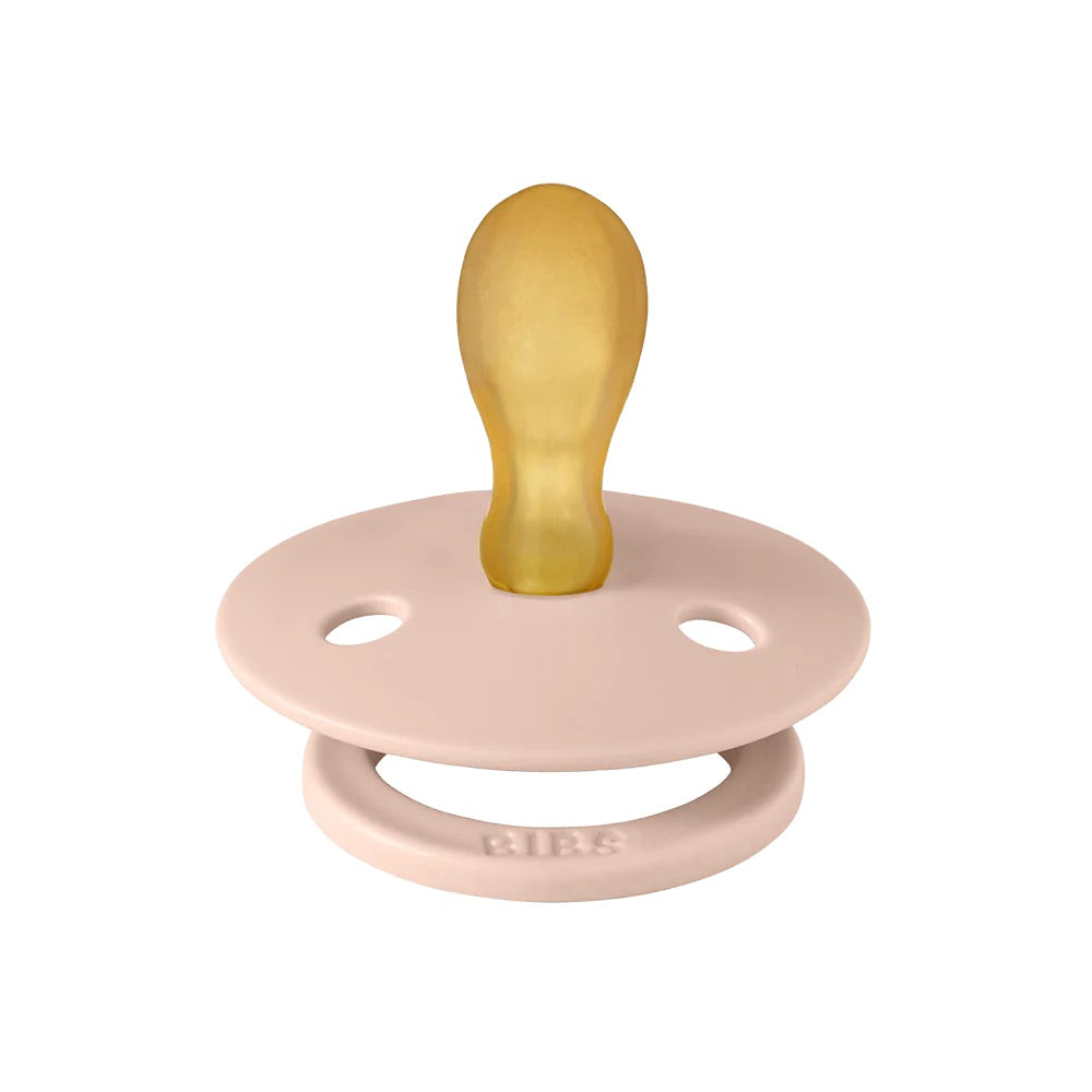 BIBS Colour Pacifiers / Dummies - Blush - Bubbadue