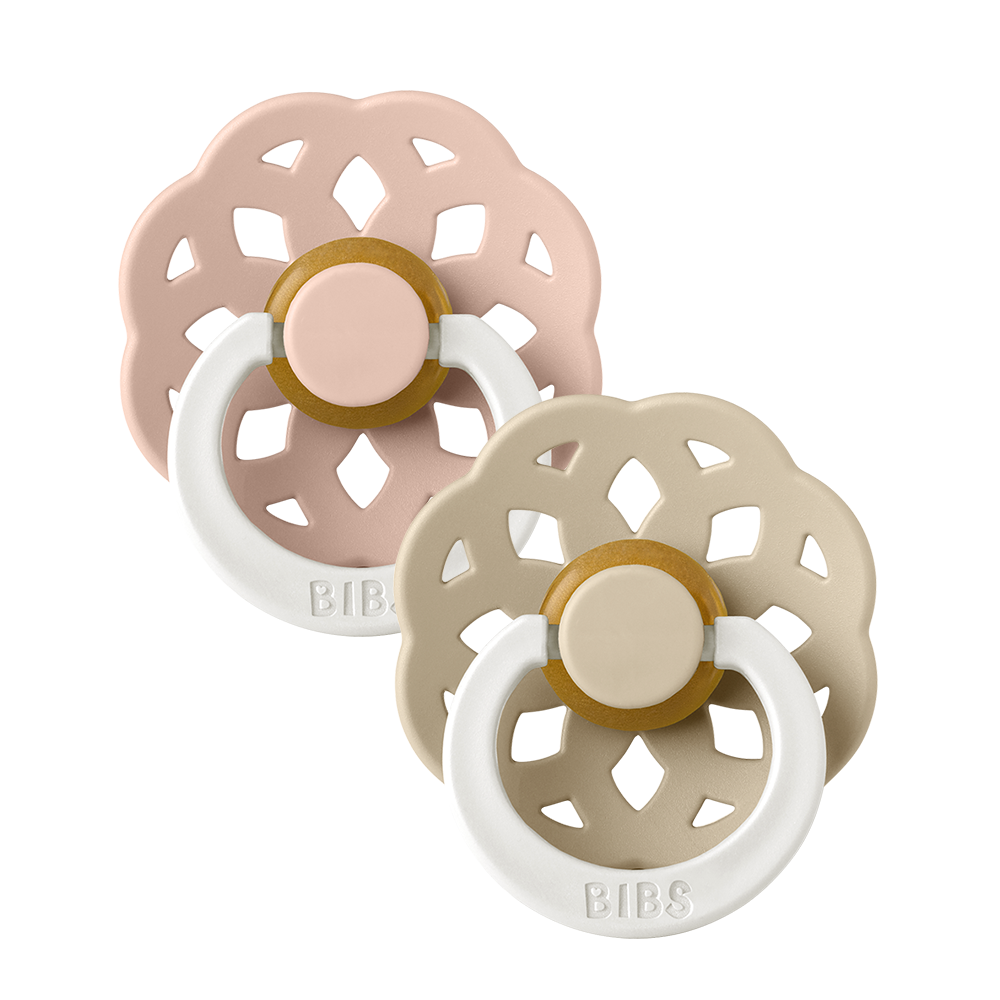 BIBS Boheme Night Glow 2 Pack - Blush Glow / Vanilla Glow