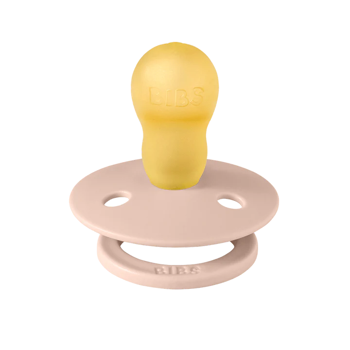 BIBS Colour Pacifiers / Dummies - Blush - Bubbadue