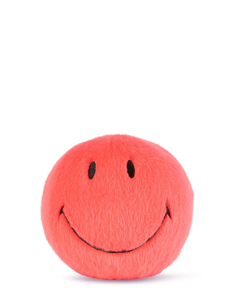 Smiley ECO Fuzzy Plush (13cm) - Bright Coral