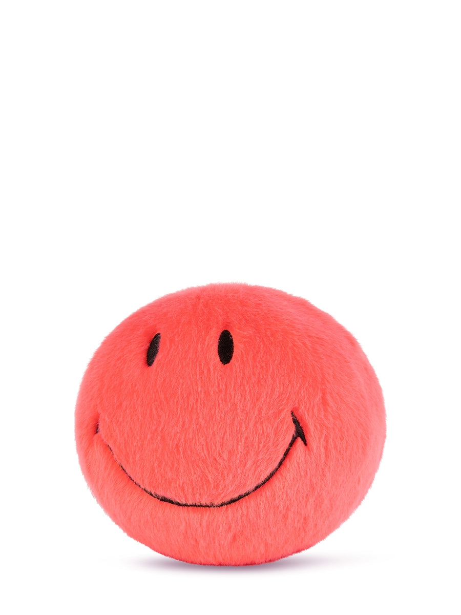 Smiley ECO Fuzzy Plush (13cm) - Bright Coral