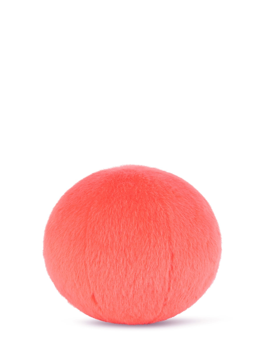 Smiley ECO Fuzzy Plush (13cm) - Bright Coral