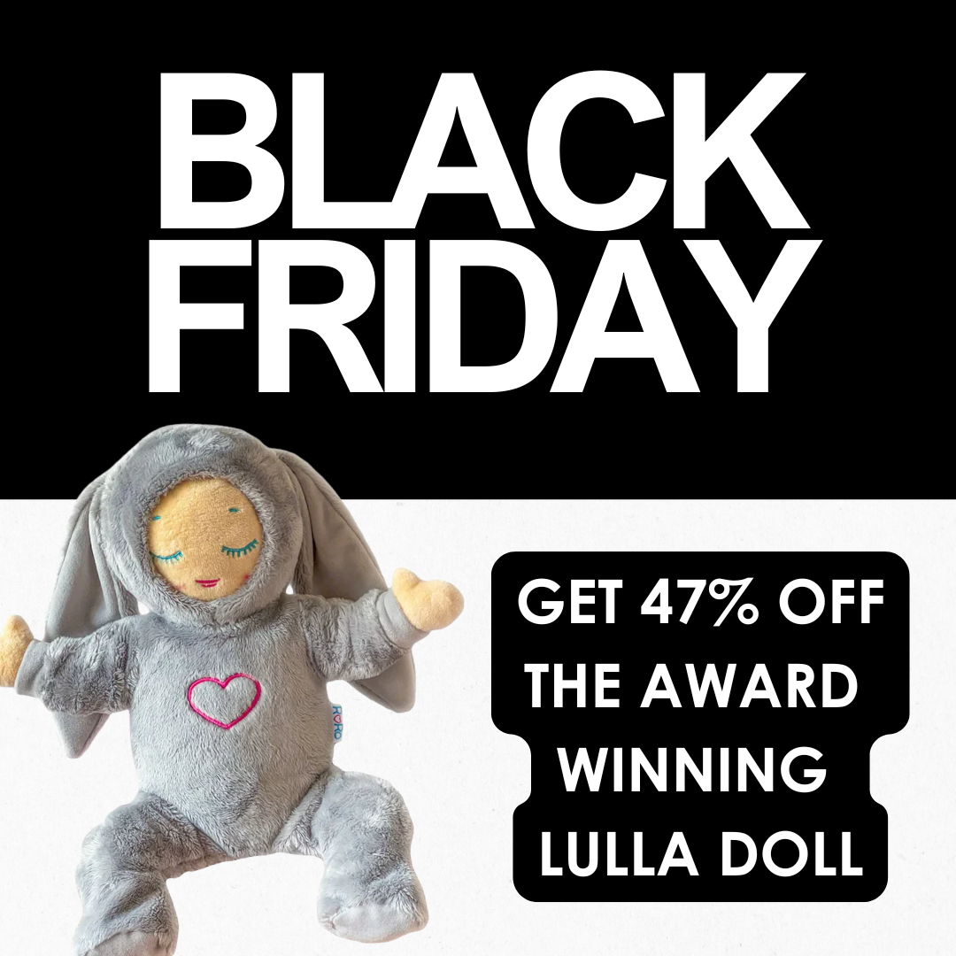 Lulla Coral + Fluffy Grey Bunny Outfit