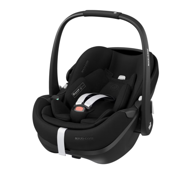 Fame Travel System: Fame Stroller + Pebble 360 Pro Car Seat + Fame Carrycot - Black - Bubbadue