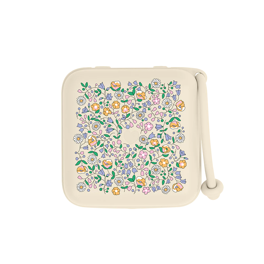 BIBS x LIBERTY Pacifier Box - Chloe Meadow Ivory - Bubbadue