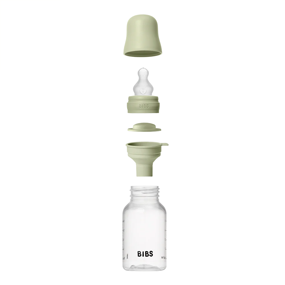 BIBS Baby Bottle 150ml Silicone - Sage