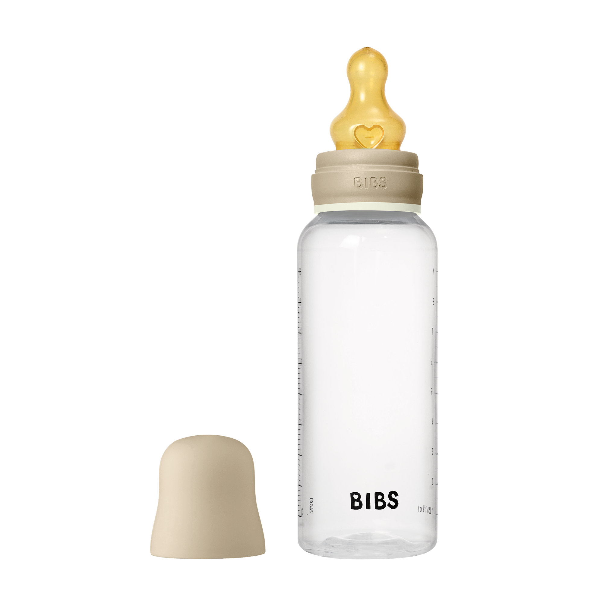 BIBS Baby Bottle 270ml Latex Vanilla Glow