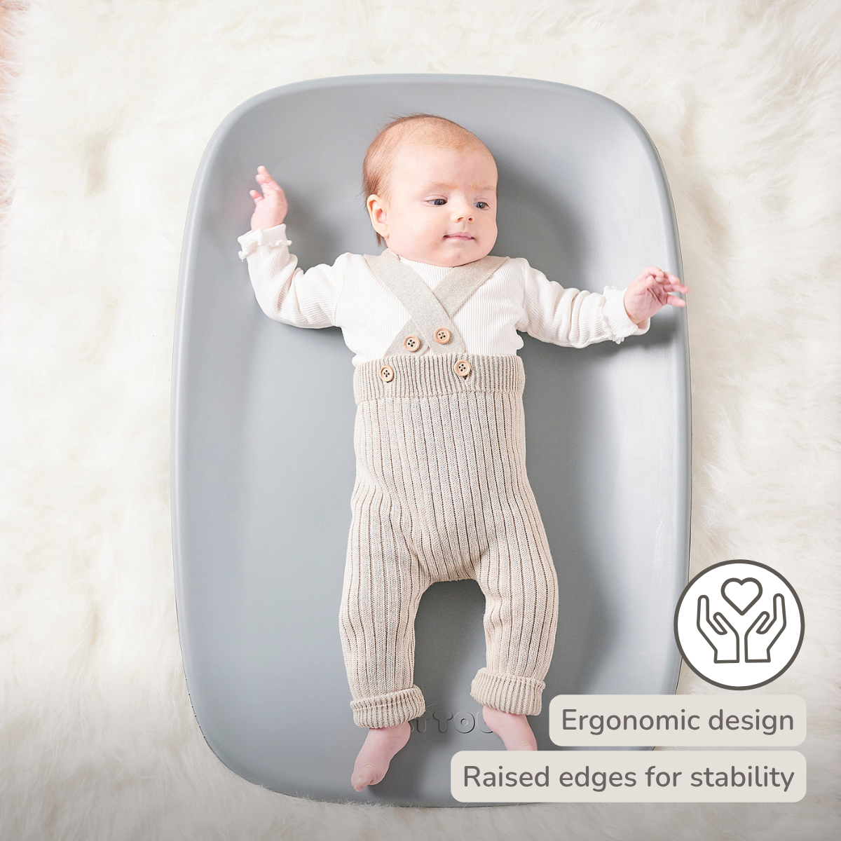 Nattou Softy Changing Pad - Grey