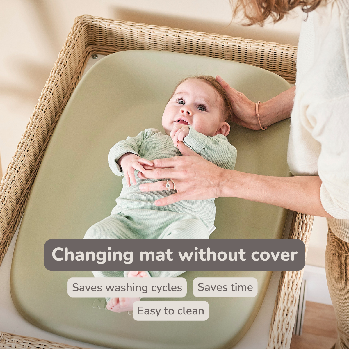 Nattou Softy Changing Pad - Green