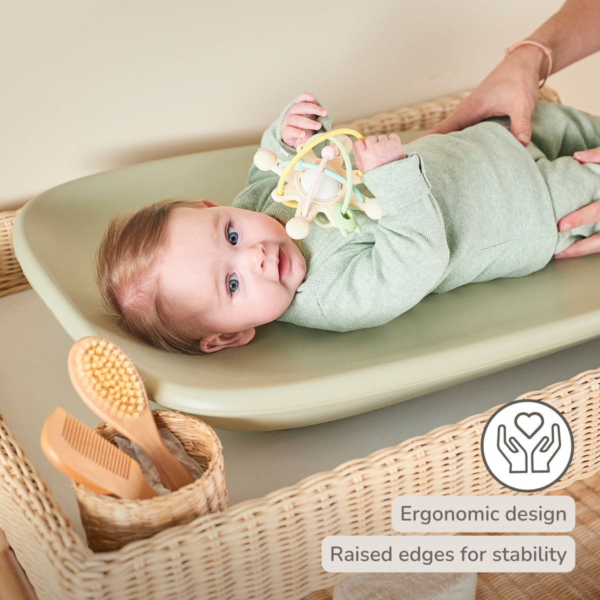 Nattou Softy Changing Pad - Green