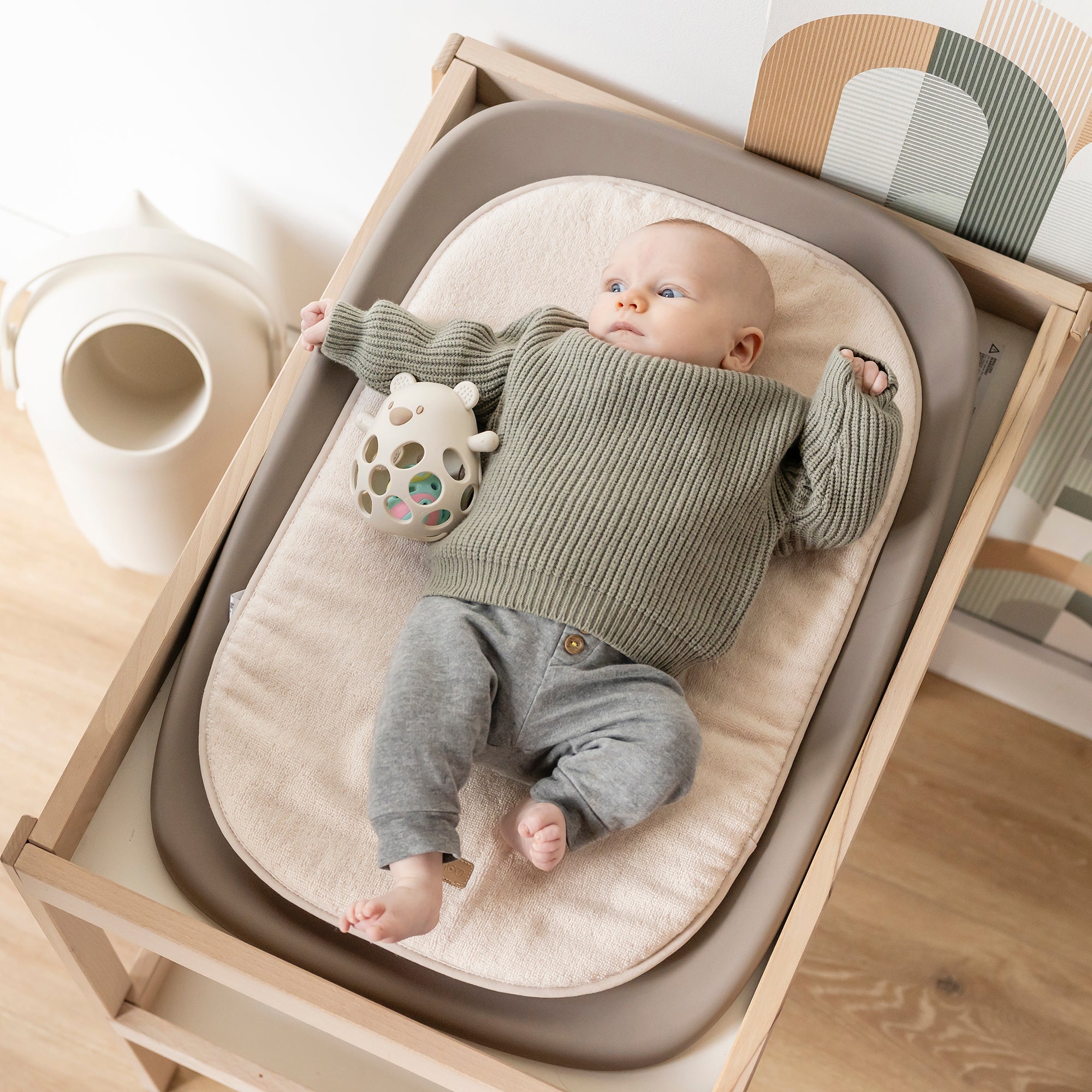 Nattou Softy Terry Insert Cushion - Beige