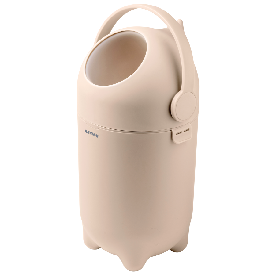 Nattou Dropy Nappy Bin - Beige