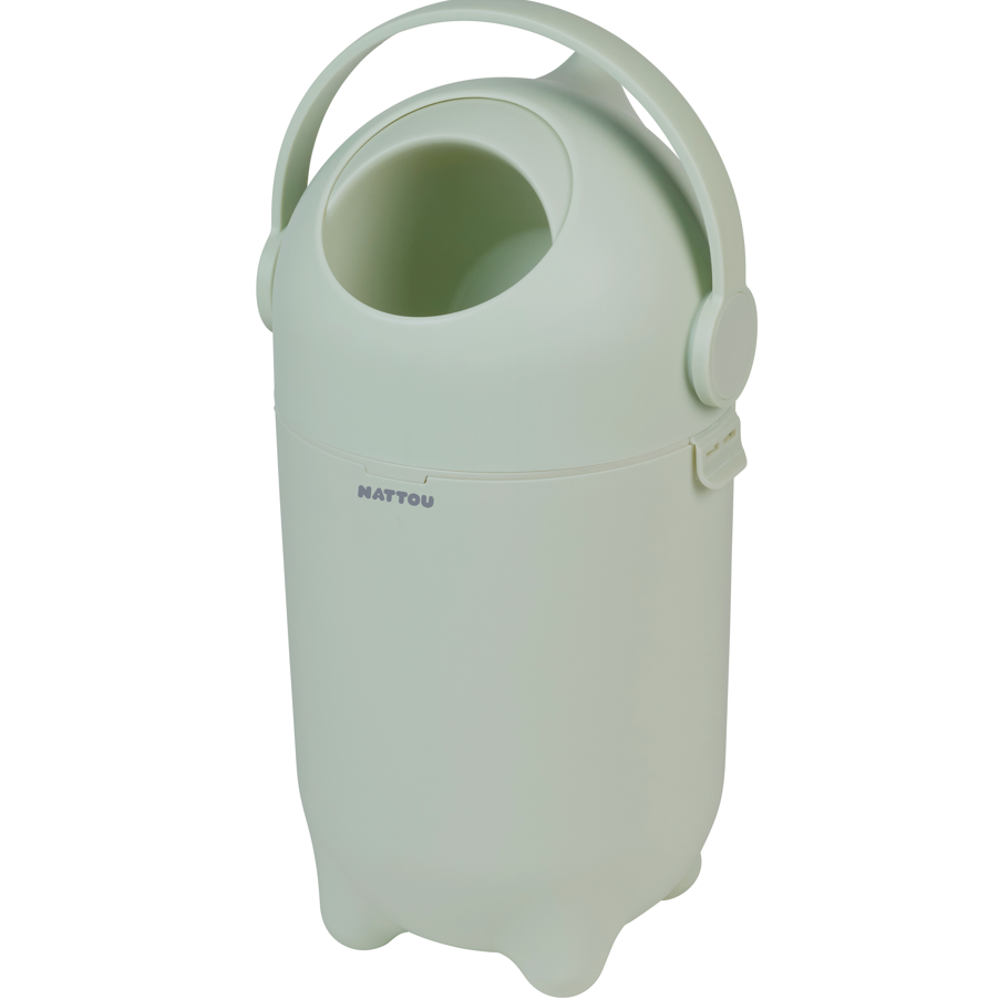 Nattou Dropy Nappy Bin - Green