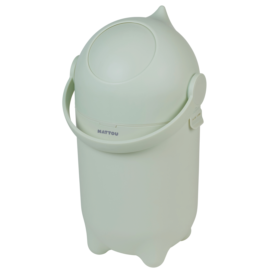 Nattou Dropy Nappy Bin - Green