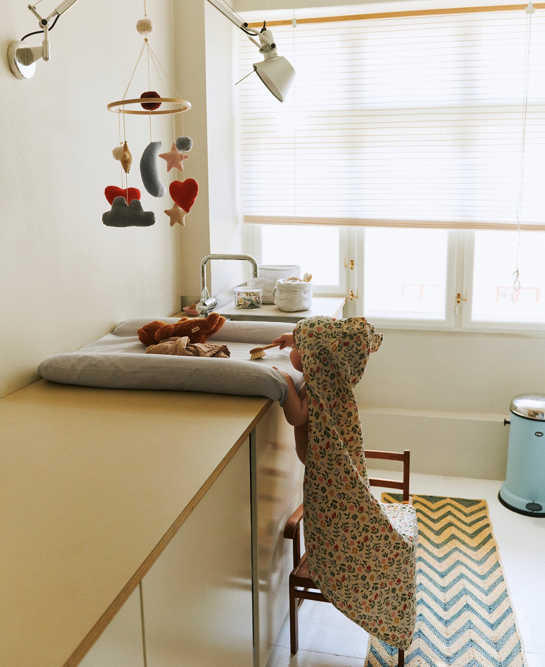 Balou Baby Towel, Flower Market