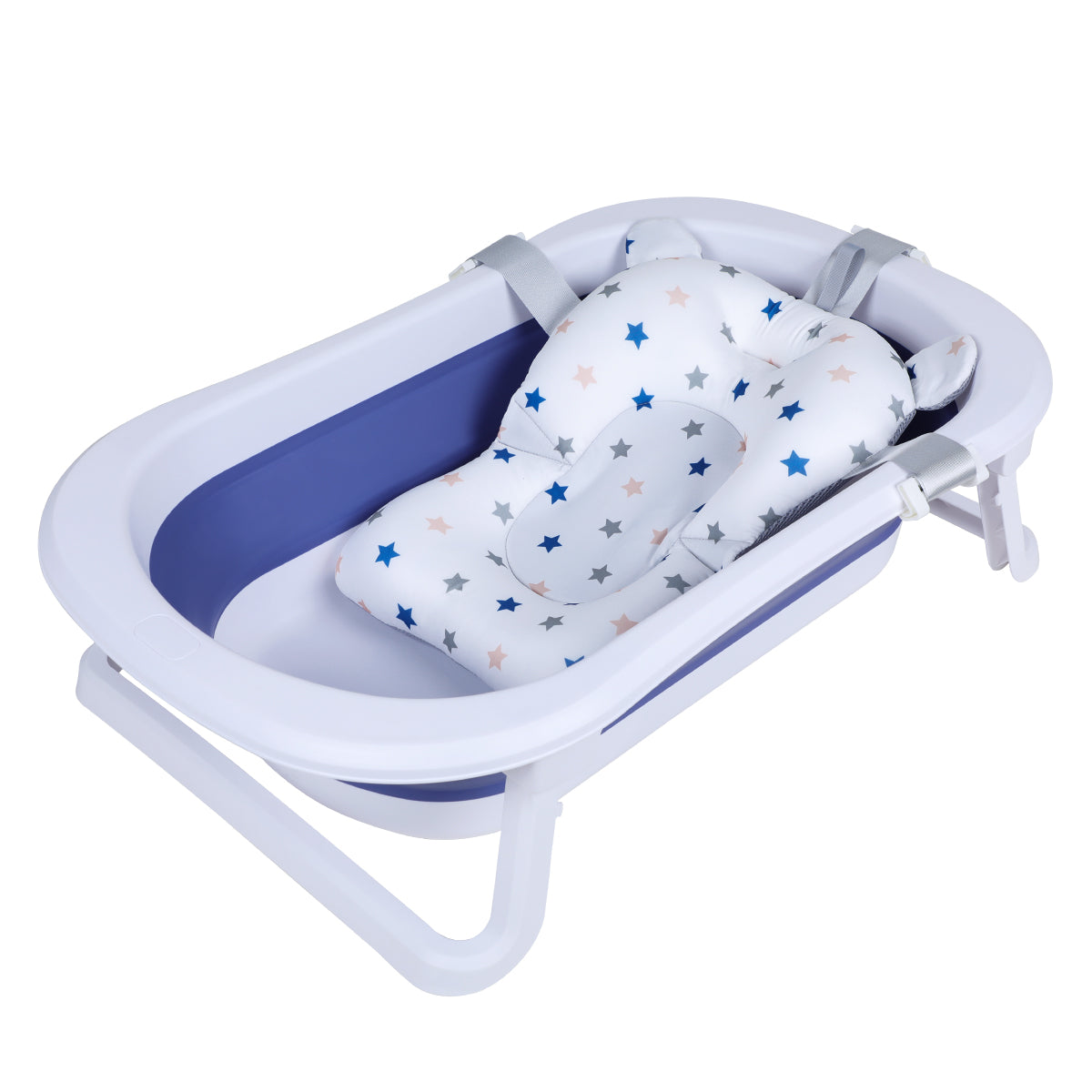 Microbead Baby Bath Tub Cushion clasps