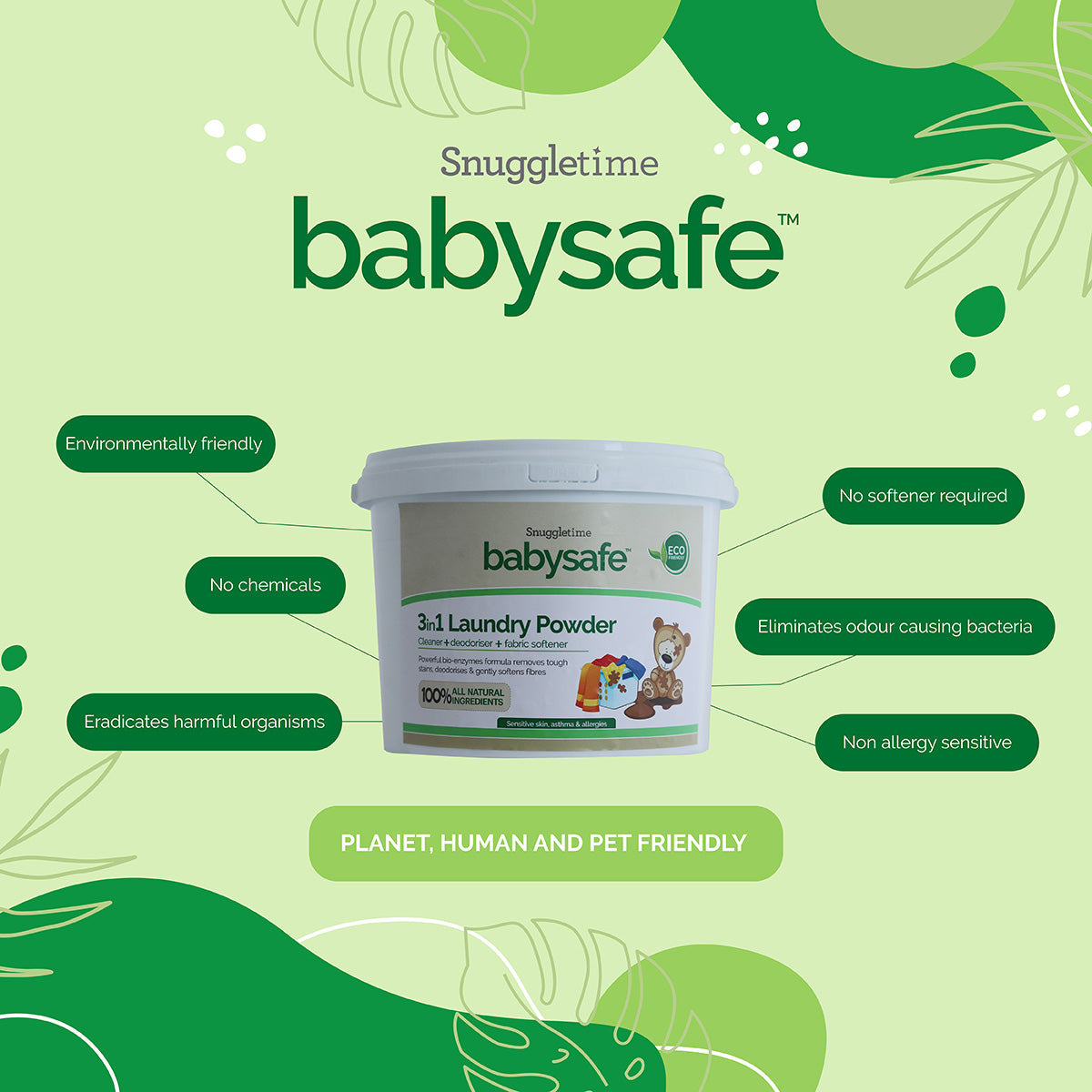 Baby Safe Laundry Powder detail