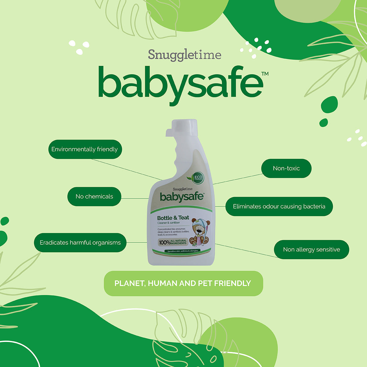 Baby Safe Bottle & Teat Cleaner detail