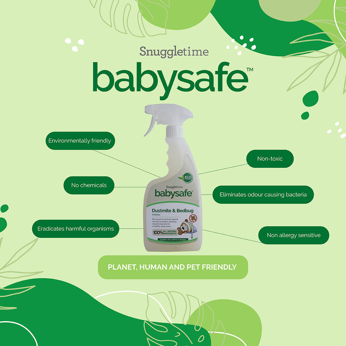 Baby Safe Dustmite & Bedbug Inhibitor detail