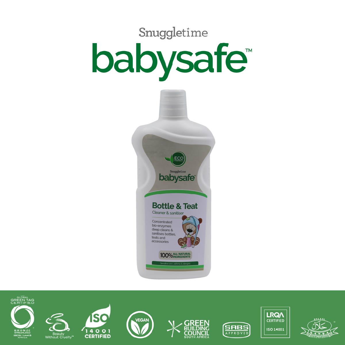 Baby Safe Bottle & Teat Cleaner 1L detail