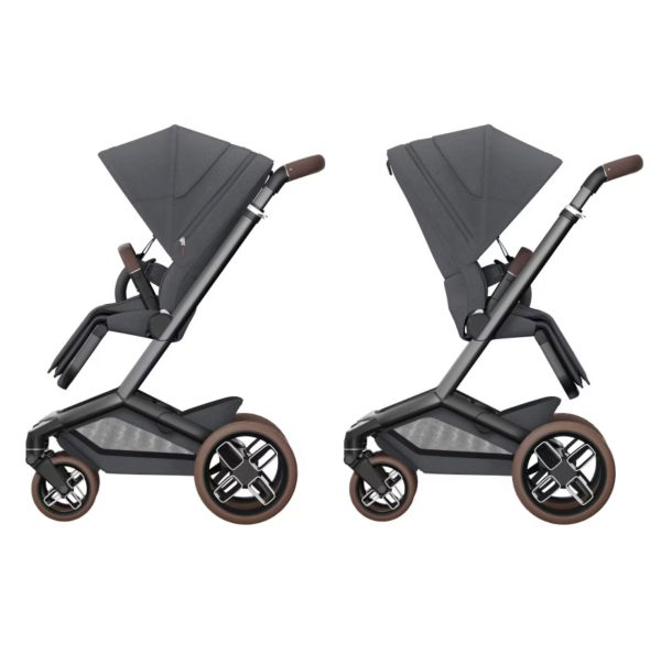 Fame Travel System: Fame Stroller + Pebble 360 Pro Car Seat + Fame Carrycot - Twillic Graphite