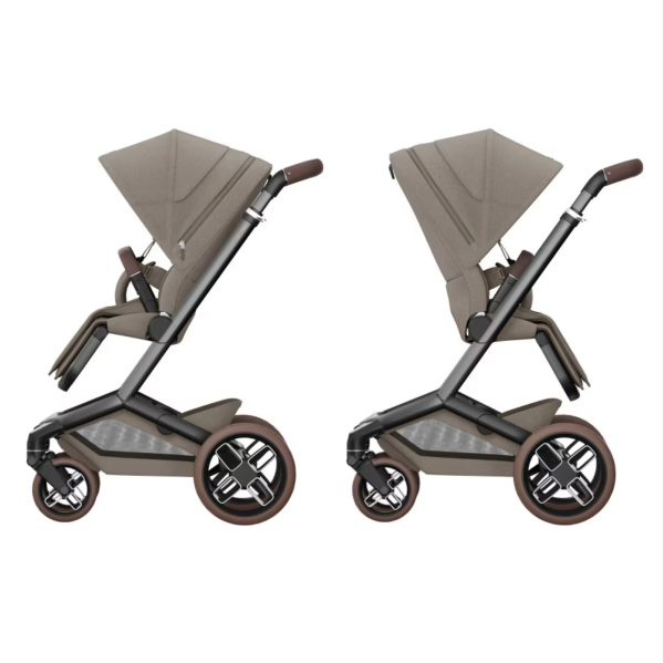 Fame Travel System: Fame Stroller + Pebble 360 Pro Car Seat + Fame Carrycot - Twillic Truffle