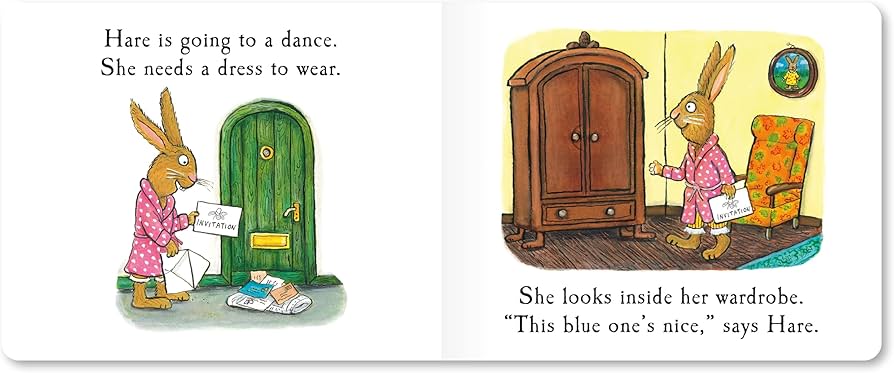Tales From Acorn Wood: Hare's New Dress Board Book - Bubbadue