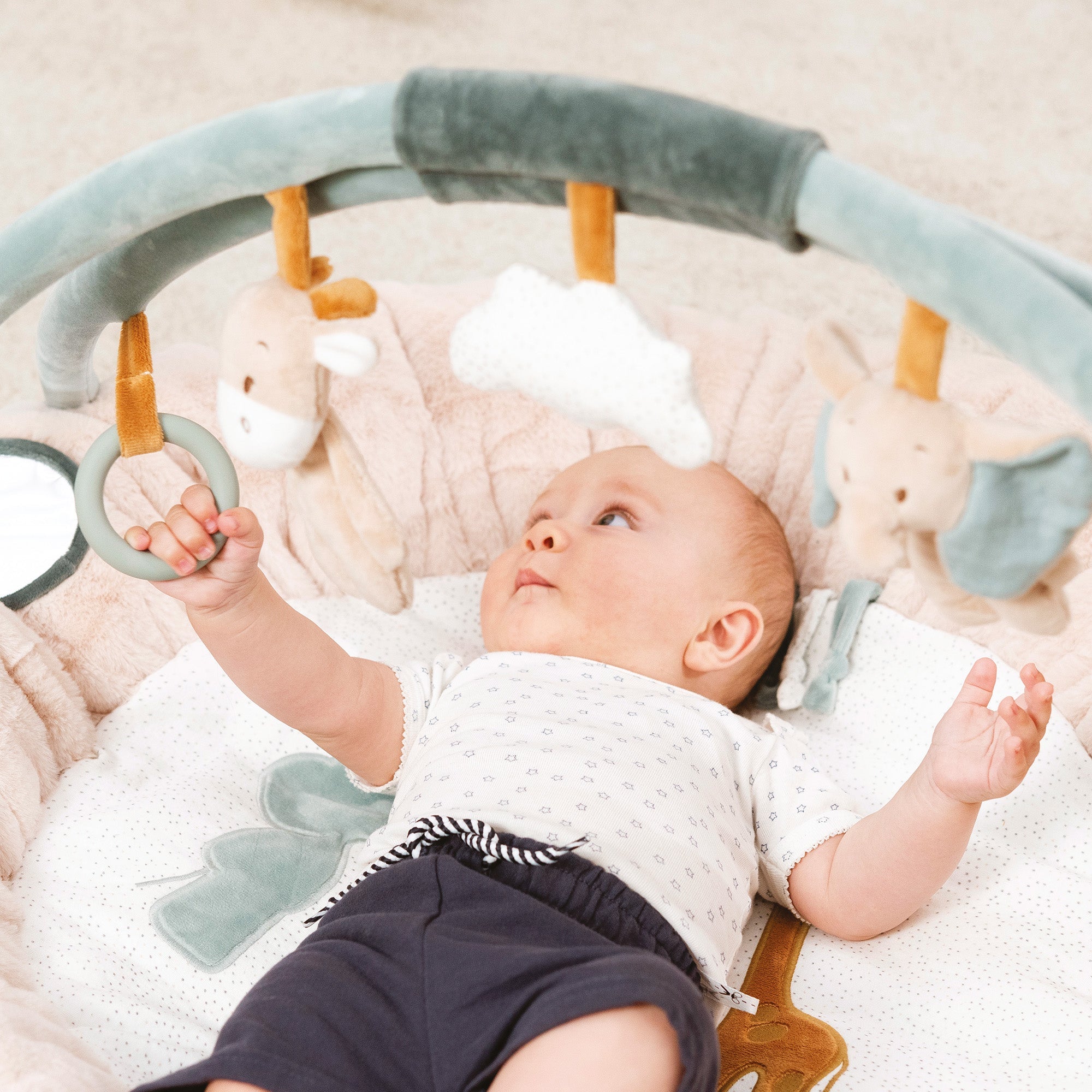Nattou Luna & Axel Stuffed Playmat with Arches