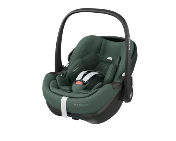 Leona² Travel System: Leona² Stroller + Pebble 360 Pro Car Seat + FamilyFix 360 Pro Slide Base - Twillic Green - Bubbadue