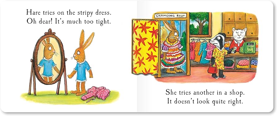 Tales From Acorn Wood: Hare's New Dress Board Book - Bubbadue
