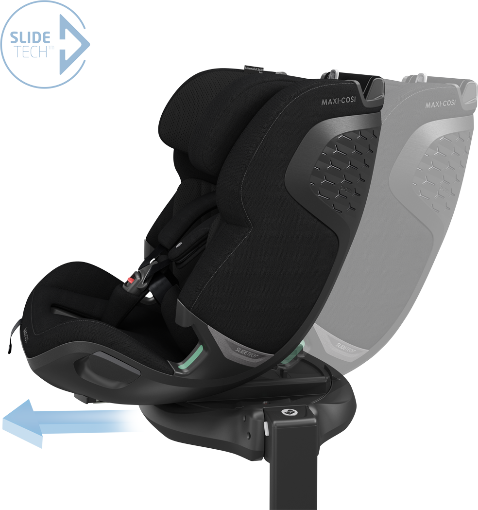 Maxi Cosi Emerald 360 Pro - Authentic Black - Bubbadue