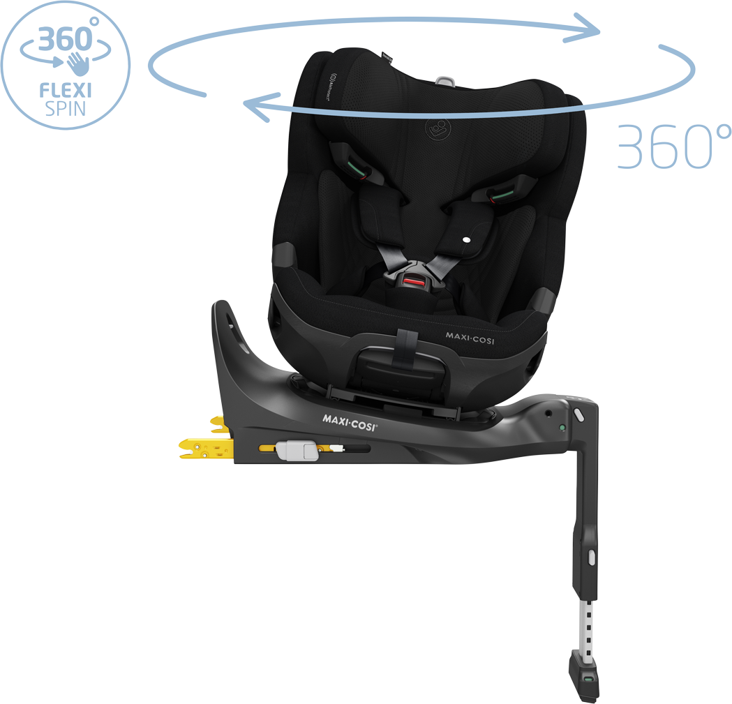 Maxi Cosi Emerald 360 Pro - Authentic Black - Bubbadue