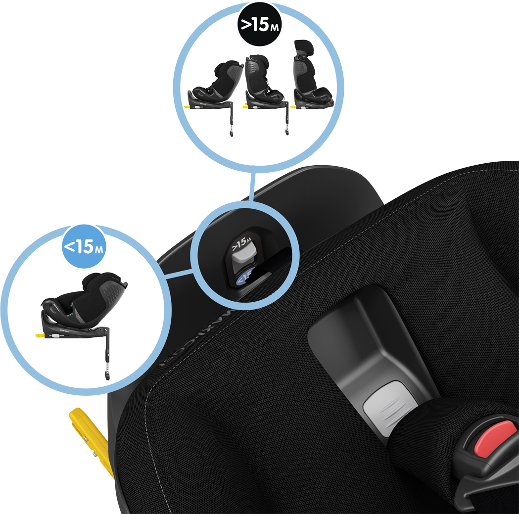 Maxi Cosi Emerald 360 Pro - Authentic Black - Bubbadue