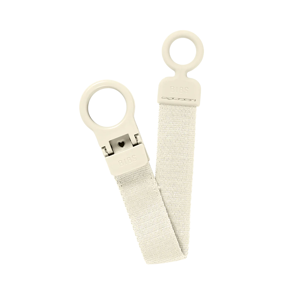 BIBS Loop Pacifier Clip - Ivory