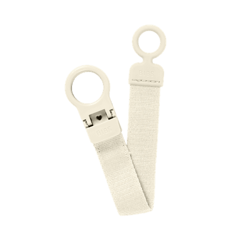 BIBS Loop Pacifier Clip - Ivory - Bubbadue