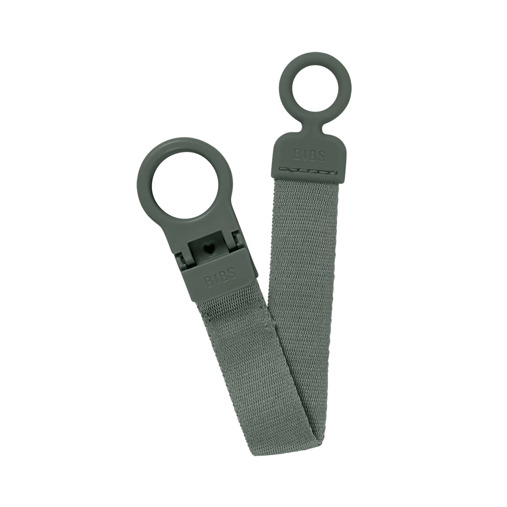 BIBS Loop Pacifier Clip - Pine