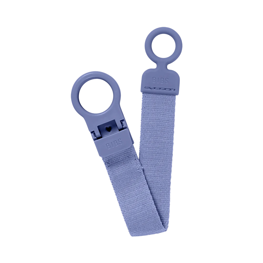 BIBS Loop Pacifier Clip - Peri