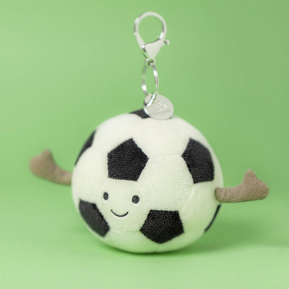 Amuseables Sports Football Bag Charm - Jellycat