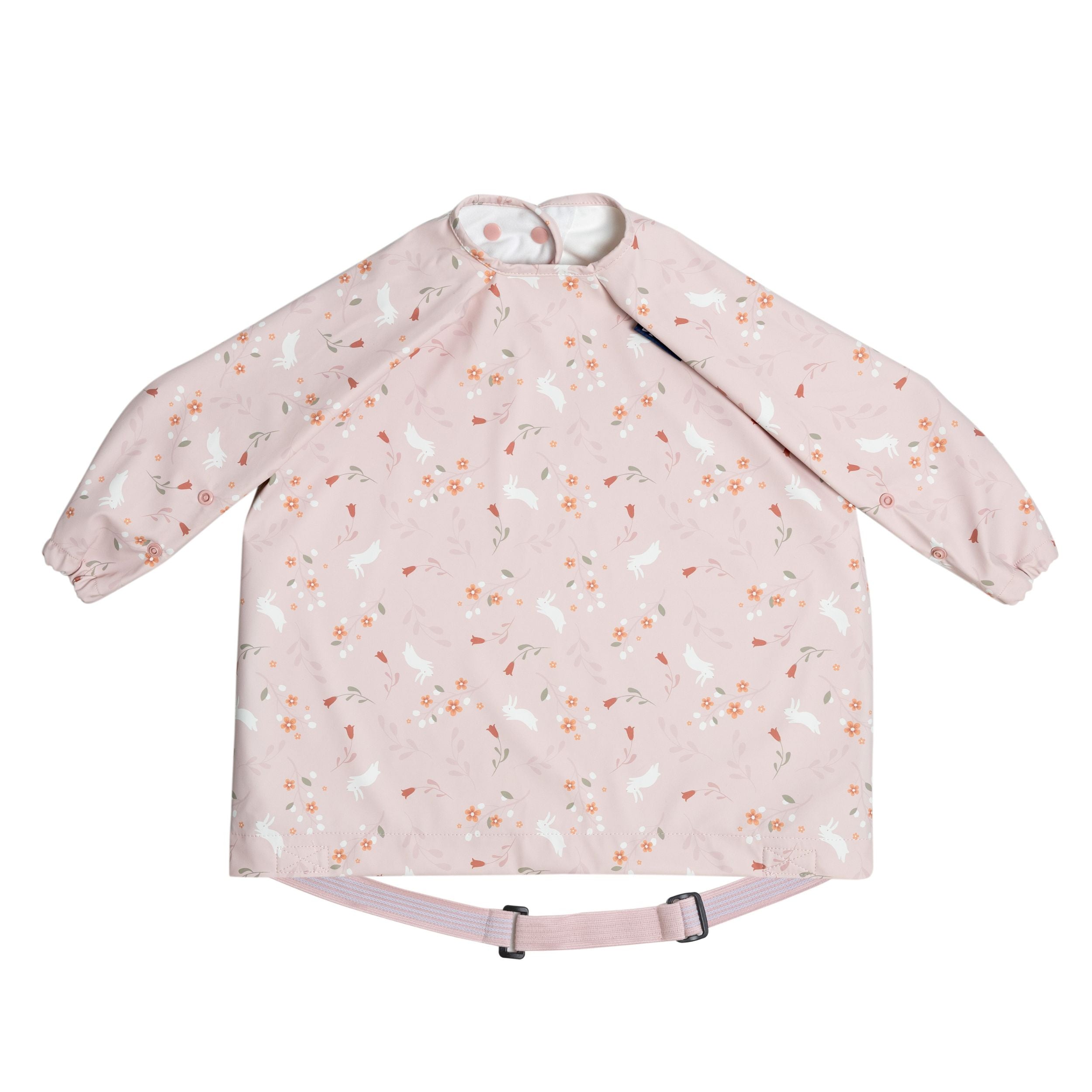 Bibado Botanical Bunnies coverall for babies, featuring a cute bunny print and soft fabric, perfect for comfortable everyday wear.