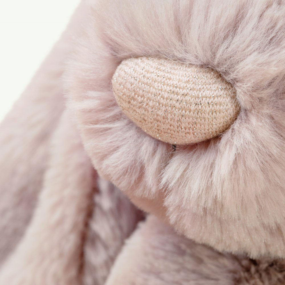 Bashful Luxe Bunny Rosa (Medium) - Jellycat