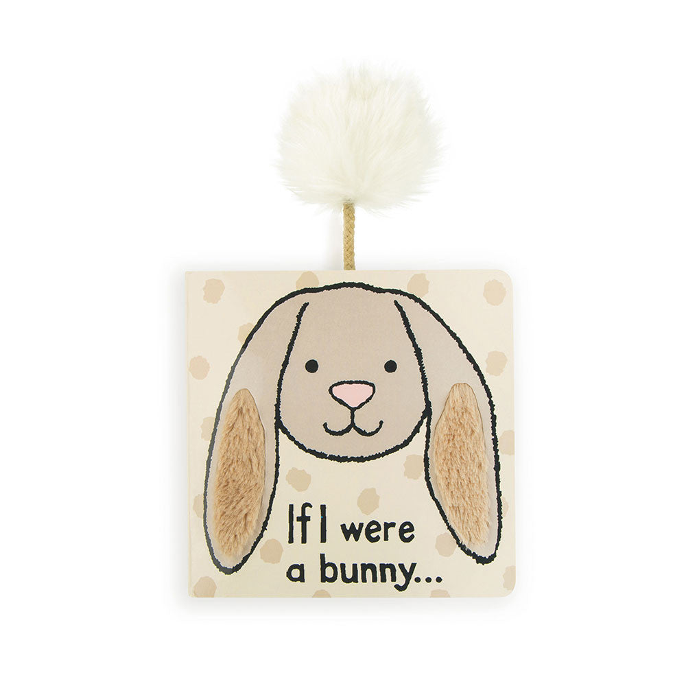 If I Were A Bunny Board Book Beige - Jellycat