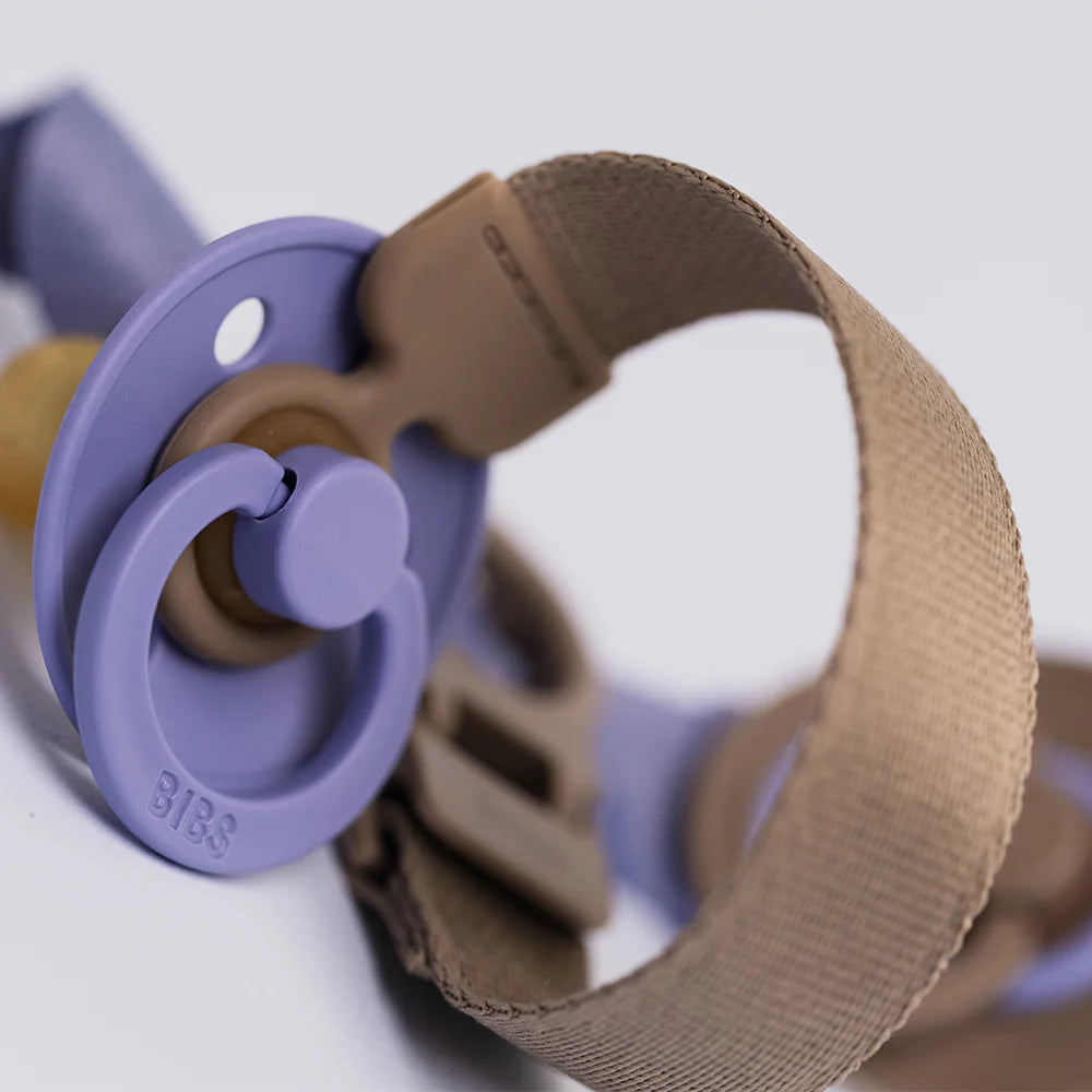 BIBS Loop Pacifier Clip - Dark Oak