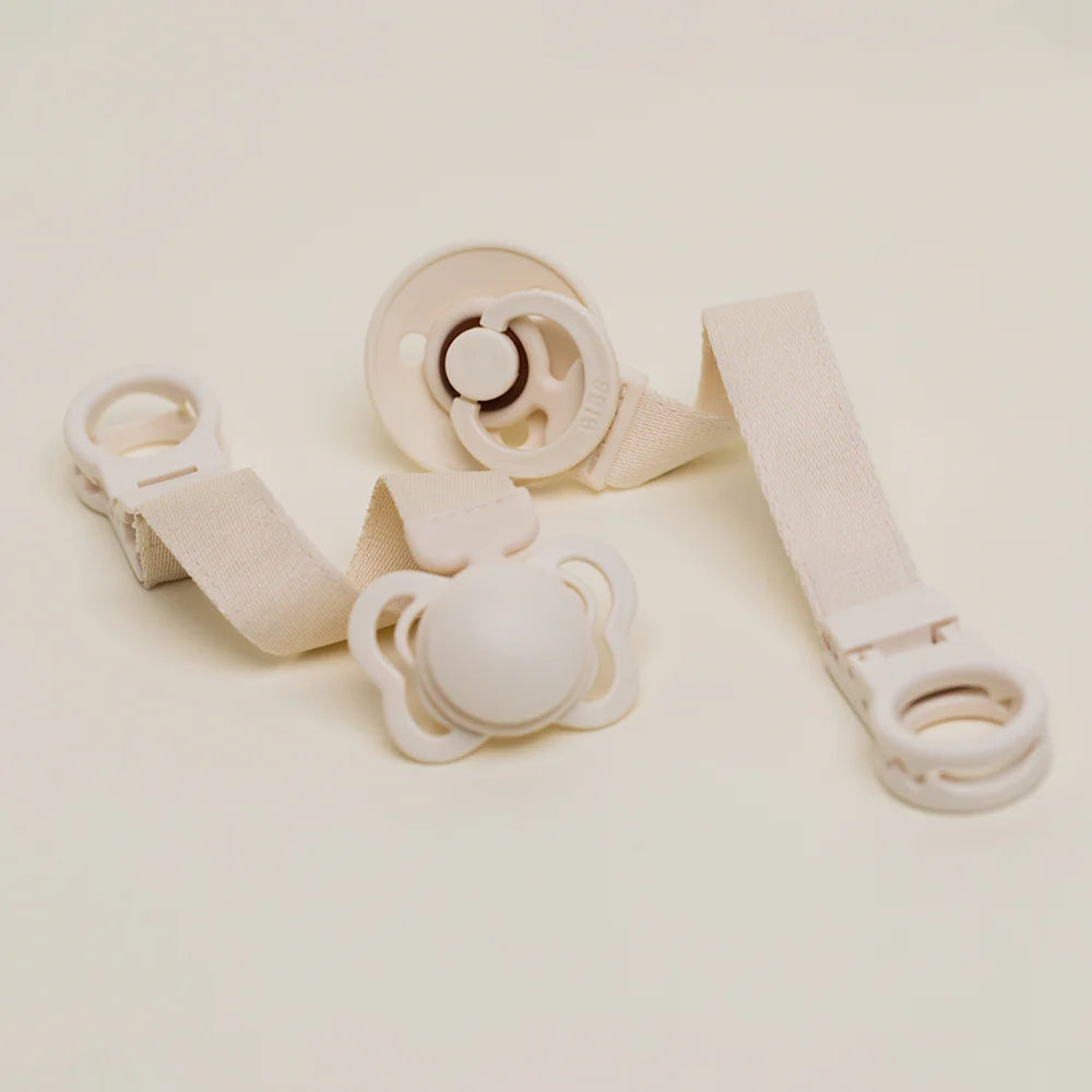 BIBS Loop Pacifier Clip - Ivory