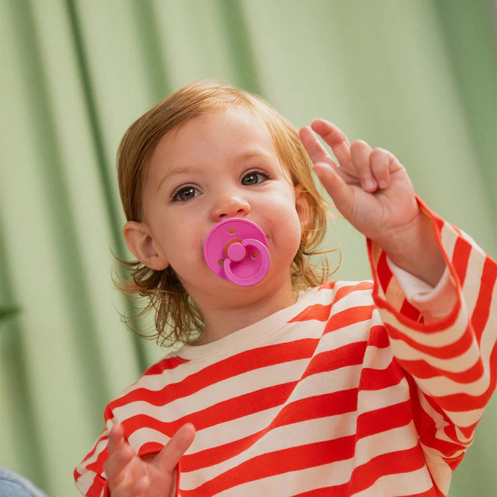 BIBS Colour Pacifiers / Dummies - Bubblegum