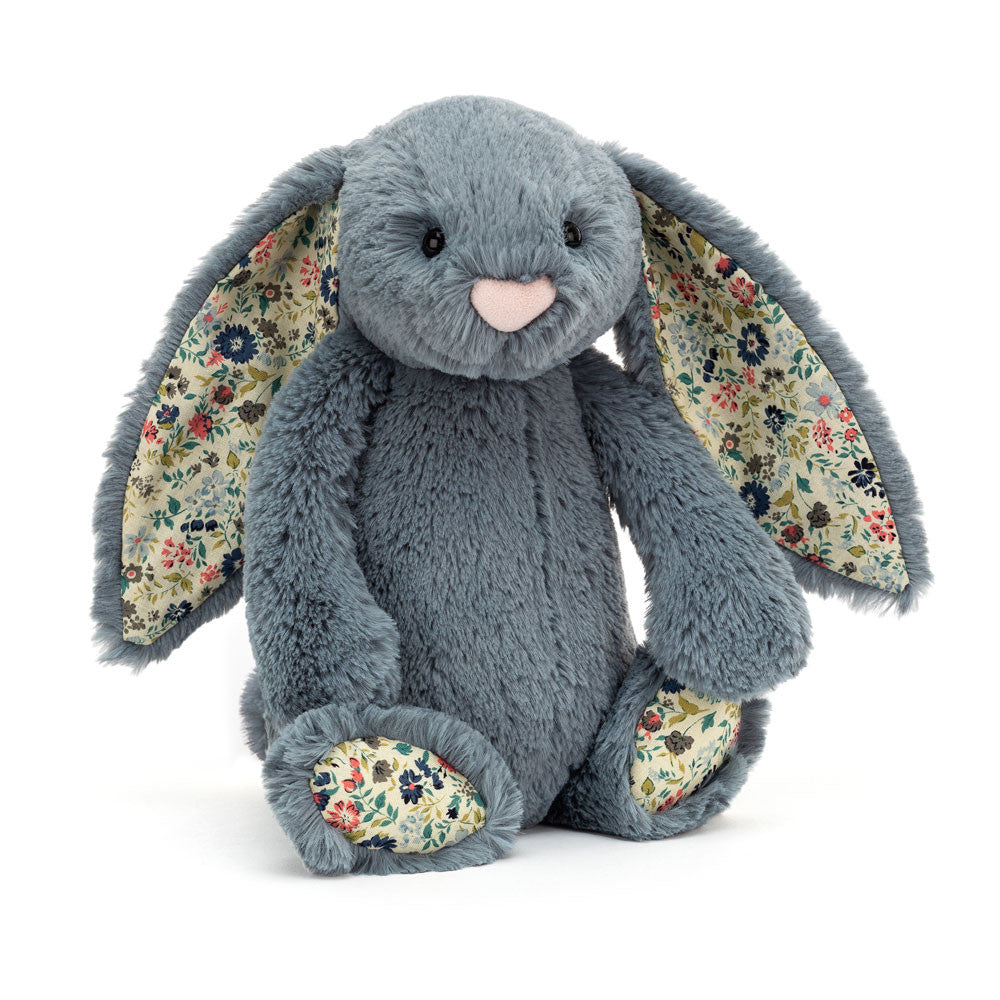 Blossom Dusky Blue Bunny (Medium) - Jellycat