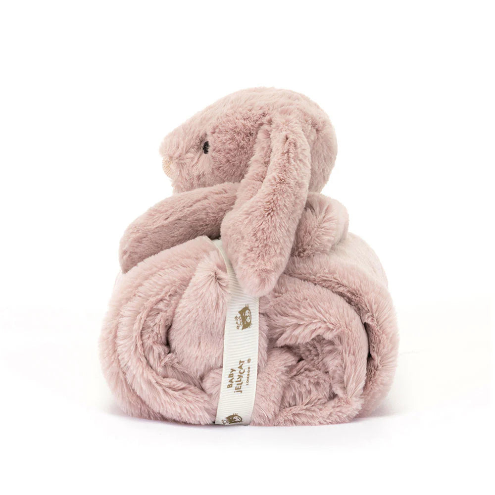 Bashful Luxe Bunny Rosa Blankie - Jellycat