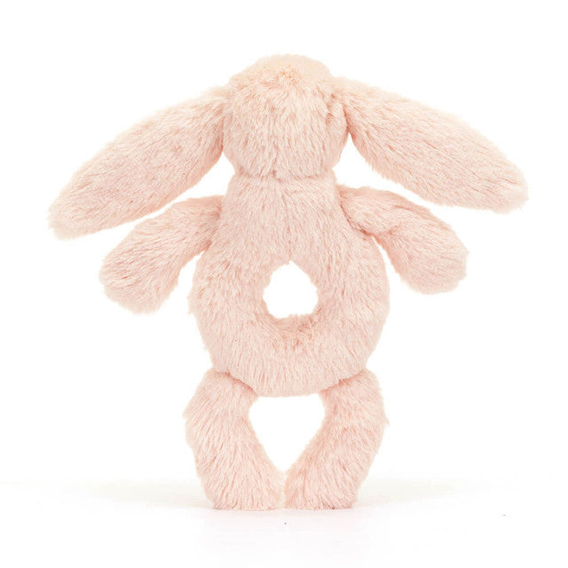 Bashful Blush Bunny Ring Rattle - Jellycat